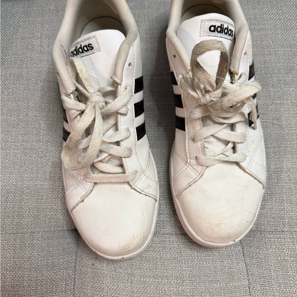 Adidas White and Black Classic Sneakers